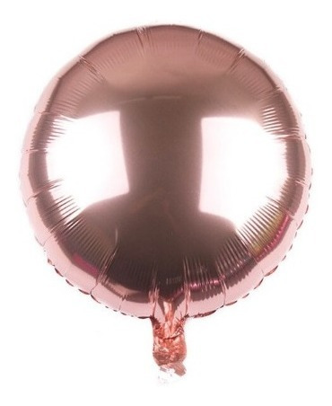 Globos Metálico Redondo Con Gas Helio 18 Pulgadas