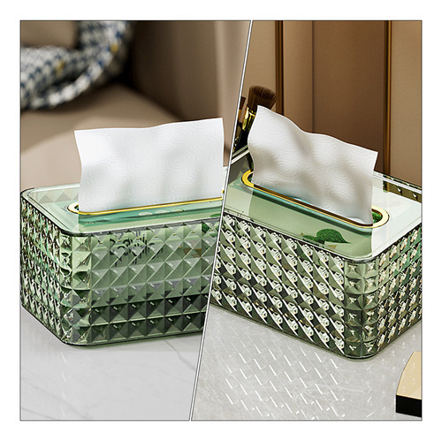 Caja De Almacenamiento Con Soporte Para Servilletas Vanity S