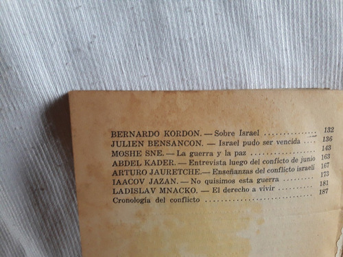 El Conflicto Arabe Israeli Sartre Goldmann Picasso Ed. Kl