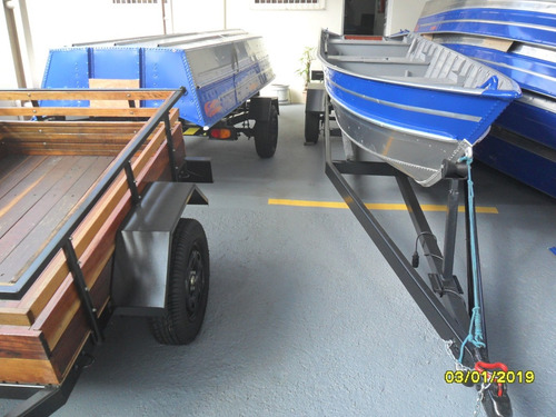 Barco Aluminio 6mts Borda Alta Ok...super Reforçado.