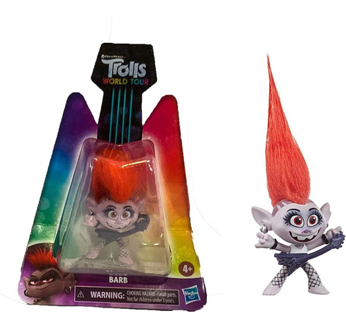 Figura Trolls World Tour Original Dreamworks Barb Hasbro 