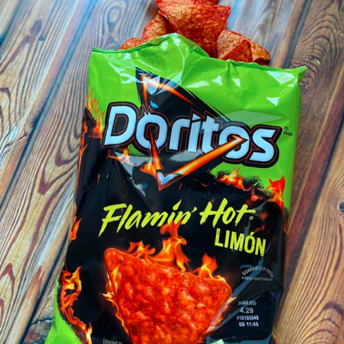 Doritos Flamin' Hot Limon 262grs Importadas