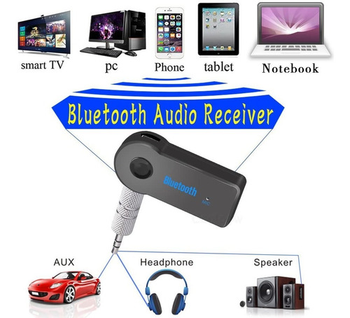 Receptor Adaptador Transmisor Bluetooth Carro Auxiliar Audio