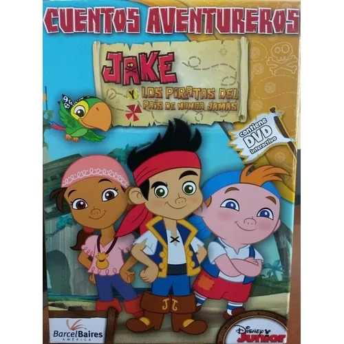 Coleccion Cuentos Libros Jake Y Los Piratas    8 Vol.+ Dvd