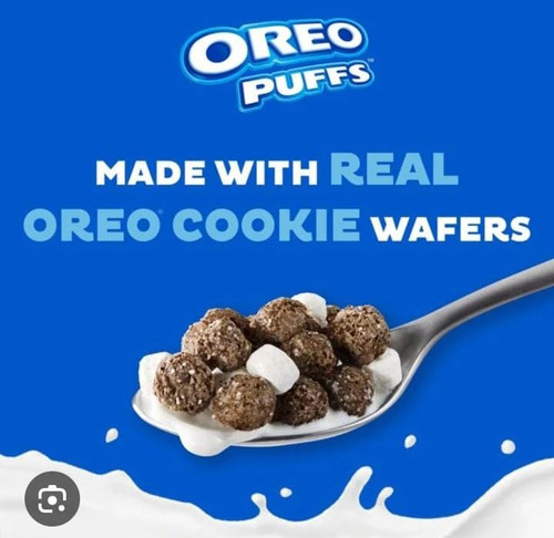 Cereal Oreo Puffs Family Size Americano