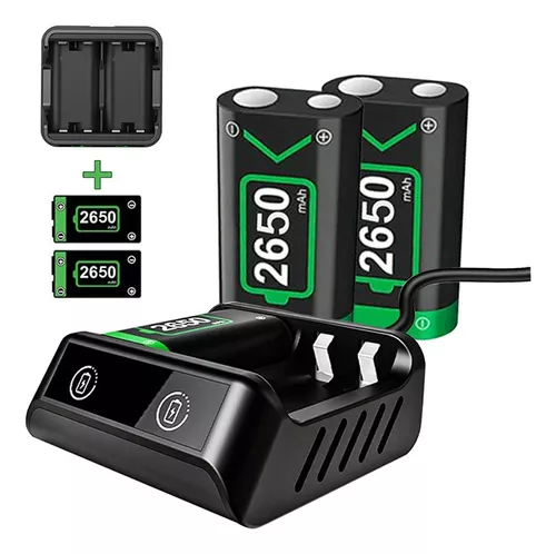 Batería Recargable Para Mando Xbox One/s/x/elite, 2x2600mah Negro