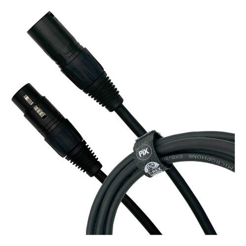 Cabo Xlr Macho Para Xlr Fêmea 10 Metros Profissional