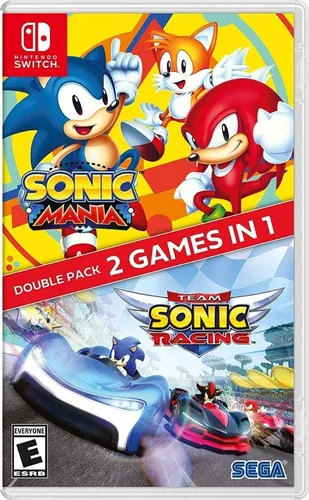 Imagem do produto Sonic Mania + Team Sonic Racing Double Pack Switch - Físico em Mercado Livre