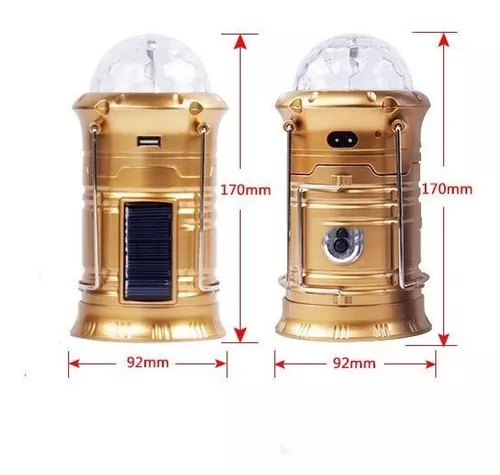 Lámpara Para Acampar Portátil Recargable