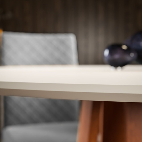 Conjunto Sala De Jantar 1 Mesa Redonda Com 4 Cadeiras Wt