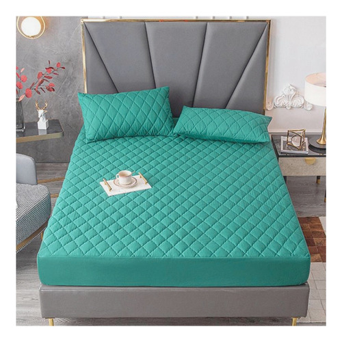 Cubre Colchon Impermeable 1.5 Plaza + 1 Funda De Almohada