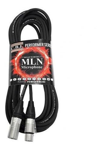 Mln30 Cable Para Microfono Xlr A Xlr 9m Cbi Mln-30