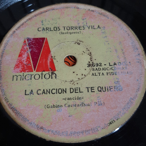 Simple Carlos Torres Vila Microfon Alta Fidelidad C17