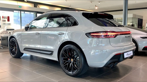 Rodas 21 Forjadas Porsche Macan Gts 5x112 2 Talas Concavas Cor Preto Acetinado