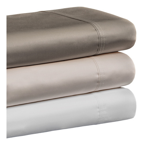 Sabanas Suplesa 400 Hilos Algodón Egipcio Queen Size Color Blanco Suplesa