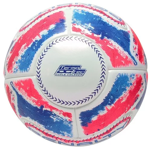 Bola Futsal Penalty Max 1000 541483 Azul/Branco/Coral