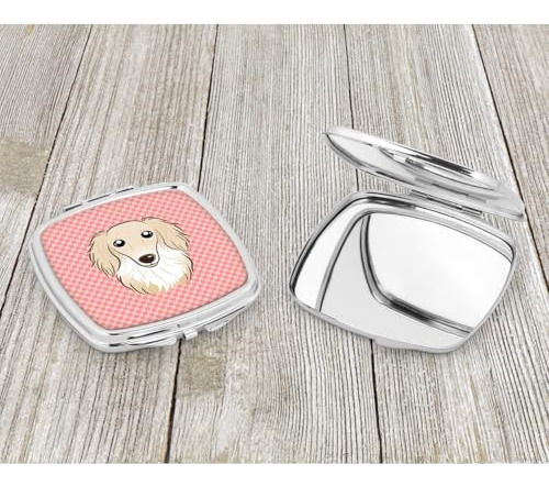 Espejo Compacto Decorativo De Viaje Para Maquillaje Con Dise