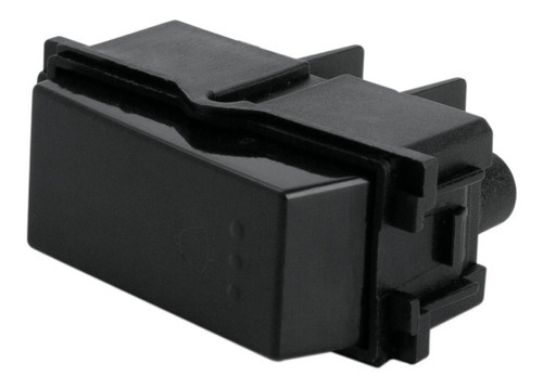 Interruptor Para Timbre Línea Italiana Negro Volteck 47609