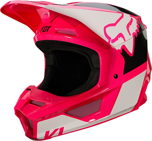 Imagen 2 de 5 de Casco Motocross Fox V1 Revn #25819-170