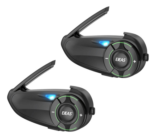 X2 Intercomunicador Moto Ejeas Q8 Bluetooth 1200mts 6 Piloto