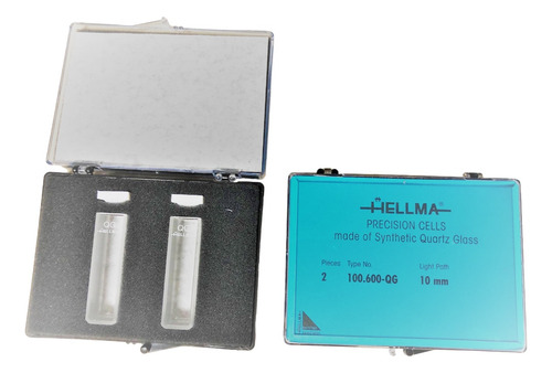Cubeta De Quartzo 10mm Para Espectrofotômetros