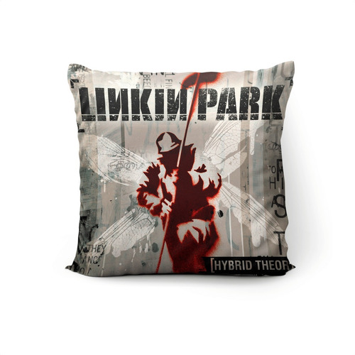 Imagen 1 de 2 de Cojín Linkin Park: Hybrid Theory 45x45 Vudú Love