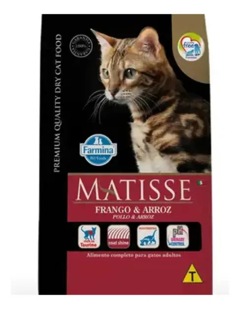 Ração Matisse Premium Gatos Adultos Castrados Frango Arroz 7.5kg