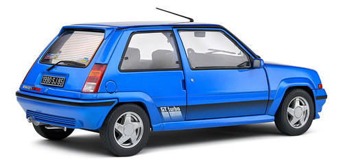 Renault 5 Gt Turbo Mk2 1989 1:18 Solido Azul