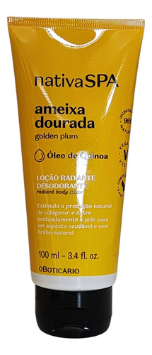 O Boticario Nativa Spa Ameixa Dourada 200ml Body Lotion Ameixa