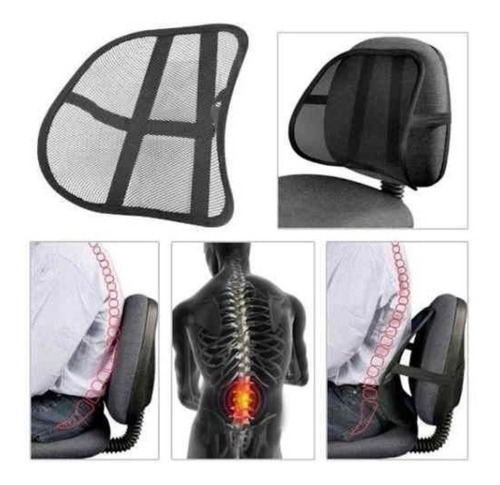  Repaldo Auto Silla Oficina Postura Respaldo Lumbar Asiento