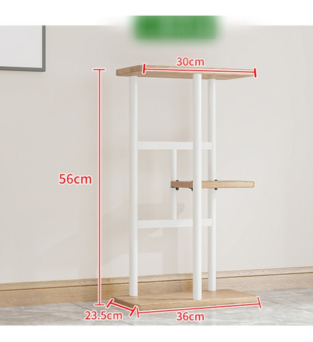 Soporte Para 3 Macetas Estante Jardinera Huerto Metálico