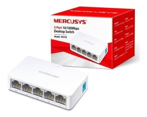 Switch Mercusys 5 Puertos 10/100 Ms105