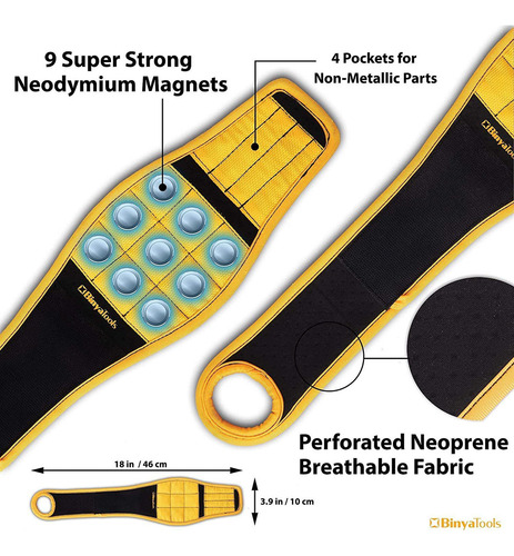 U Pulsera Magnética Para Tornillos Soporte Magnético Muñeca