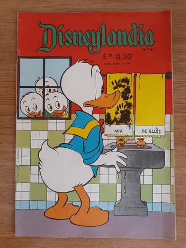 Cómic Disneylandia Año 2 Número 91 Editora Zig Zag 1964