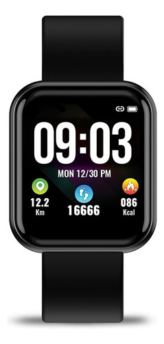 Smartwatch Reloj Inteligente Stf Kronos Stylus Sumergible Color del bisel Negro