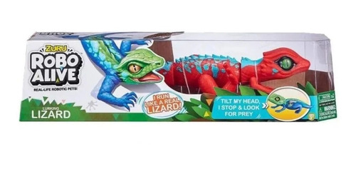Imagem 4 de 7 de Robô Alive Lagarto Vermelho Movimento Real Zuru Candide