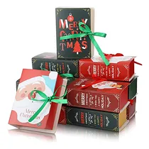 Comprar 12 Cajas De Galletas Navideñas, Cajas De Chocolate Y Caramel