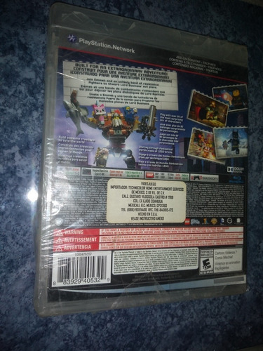 Playstation 3 Ps3 The Lego Movie Videogame Celofán Gastado (Usado)