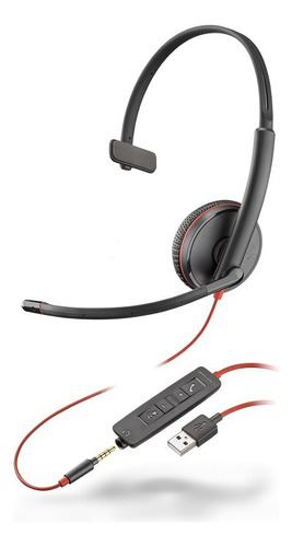 Plantronics Blackwire C3215 Headset Usb 3,5m Mejor Que C3210