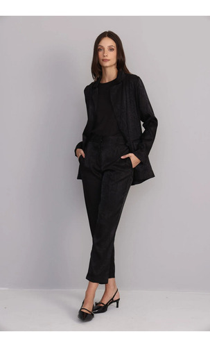 Pantalon Sastrero Mujer Dibujo Reptil Leoni Yagmour