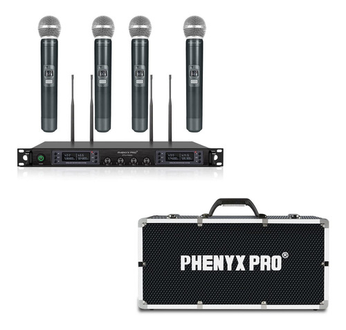 Phenyx Pro Microfono Inalambrico Ptu-7000a Estuche Gran