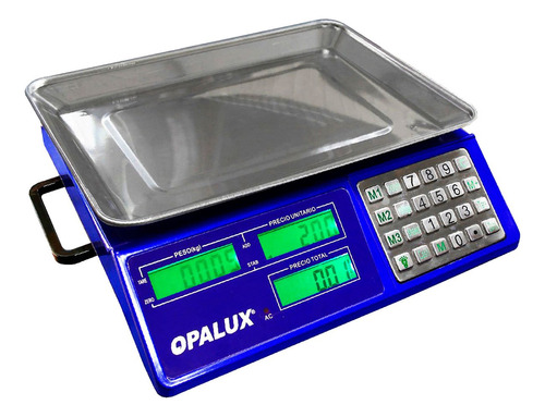 Balanza Digital Recargable 40kg Op-983s Opalux