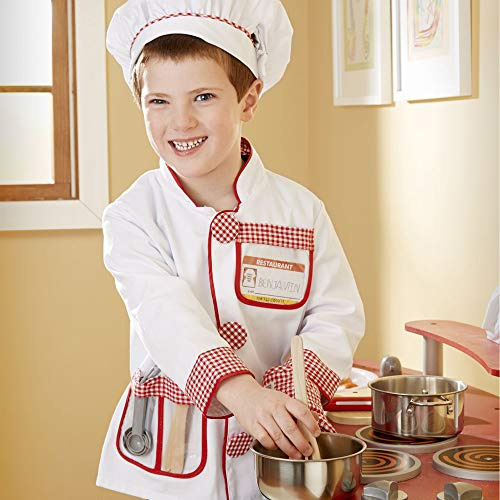 Disfraz De Chef Melissa & Doug Con Accesorios Para Niños De