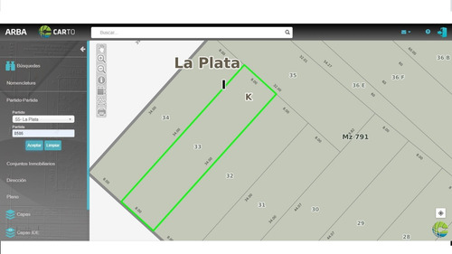 Imagen 1 de 2 de Terreno Uc 2 En Venta. 8x34 En La Plata