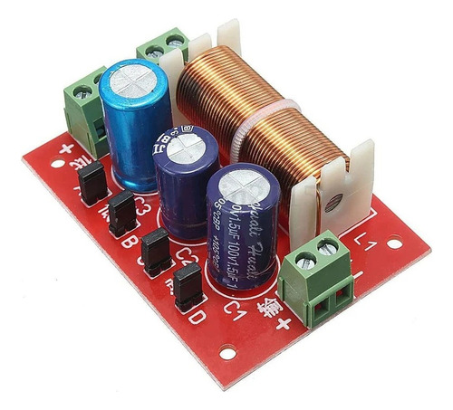 Altavoz Crossover 400 Watts 2 Vías Ajustable Alto Y Bajo