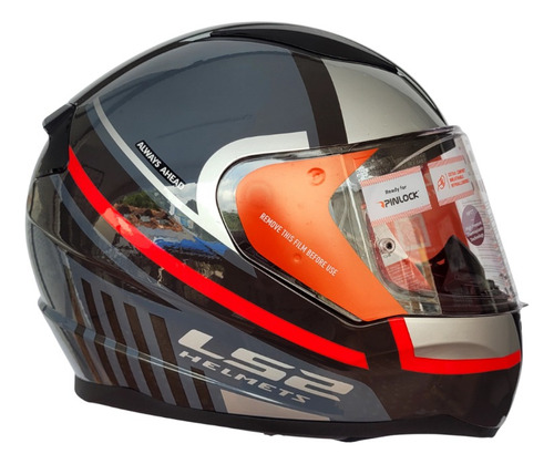 Casco Moto Ls2-353 Storm Gris + Obsequio Pinlock