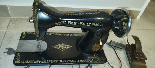 Maquina De Coser Electrica Antigua Best Built, Sin Mueble. Negro (Usado)