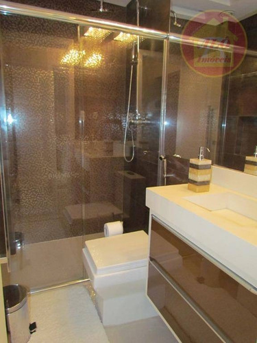 Apartamento Com 3 Dormitórios À Venda, 149 M² Por R$ 1.290.000 - Canto Do Forte - Praia Grande/sp - Ap5549