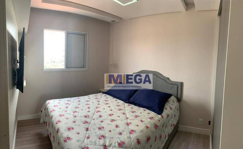 Apartamento Com 2 Dormitórios À Venda, 53 M² Por R$ 294.900 - Ortizes - Valinhos/sp - Ap4857