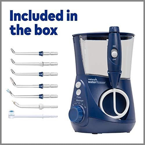 Irrigador Dental De Agua De Rendimiento C/ 10 Ajustes-azul
